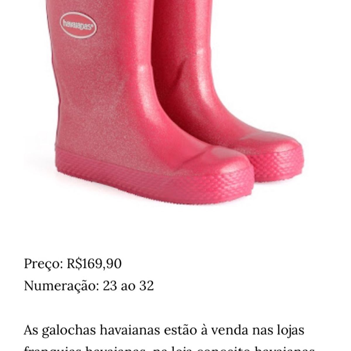 galocha havaianas 2018