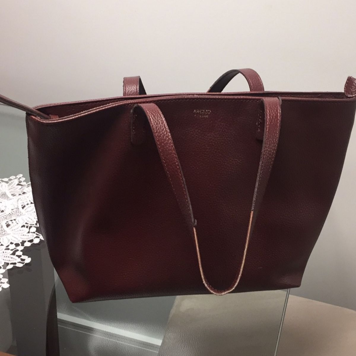 Bolsa Schutz Cor Marsala Original Usada Bolsa de Ombro