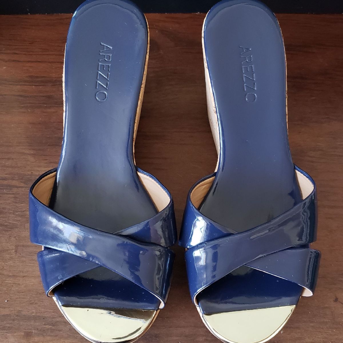 tamanco arezzo anabela