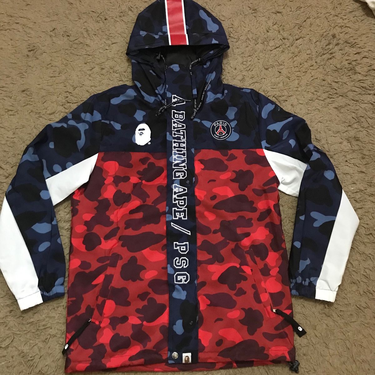 Corta Vento Bape X Psg Pronta Entrega Casaco Masculino Bape Nunca Usado 33225529 Enjoei