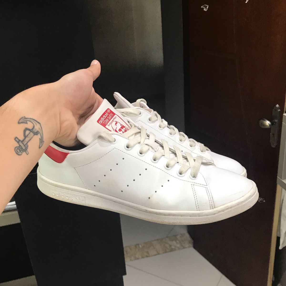 adidas stan smith vermelho