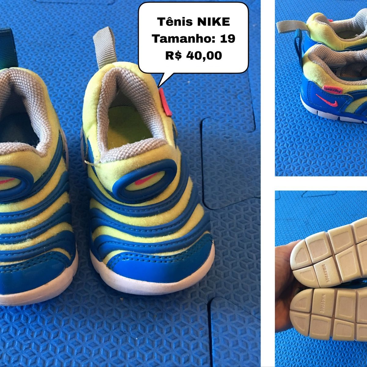 tenis nike tamanho 19
