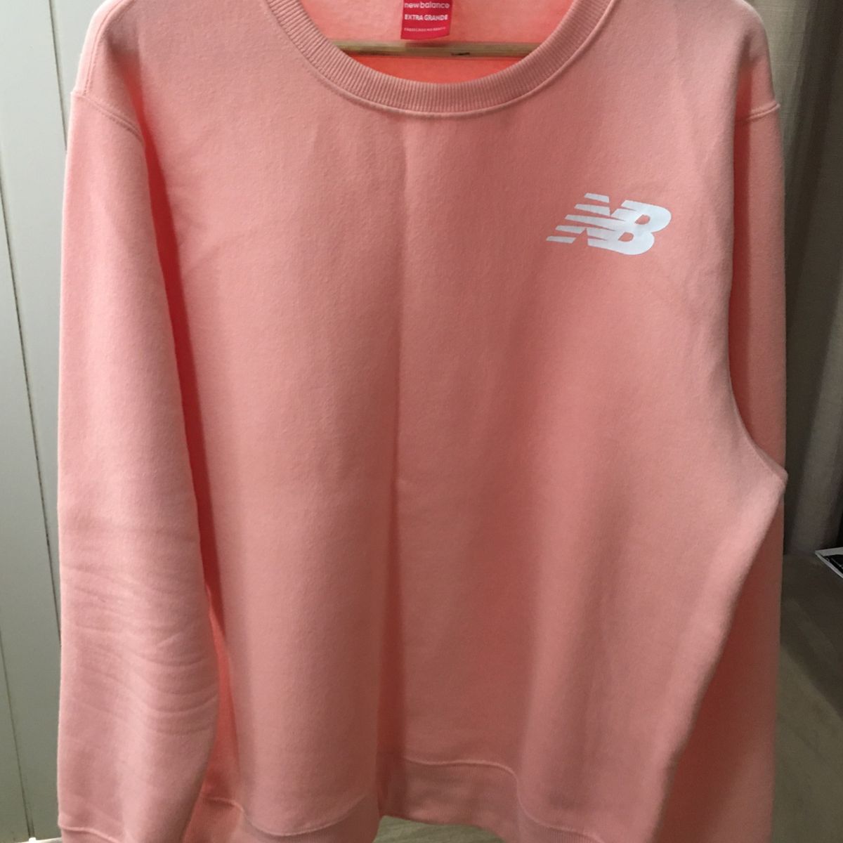 moletom new balance rosa