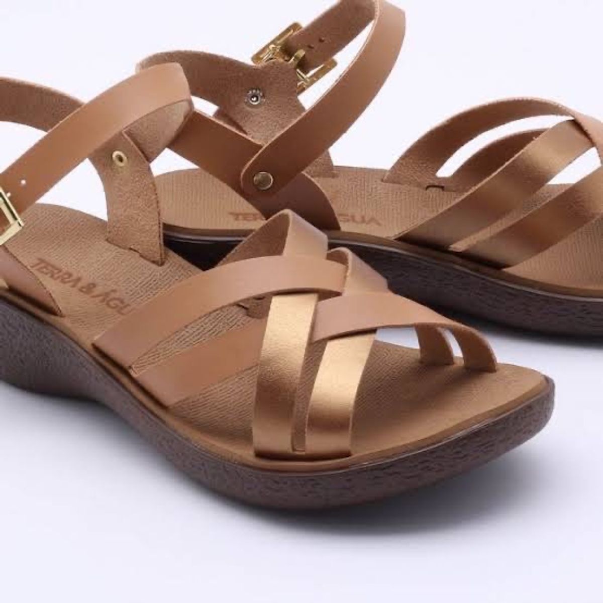 Sandália Ortopédica Couro Terra e Água Sandália Feminina Terra E - Main Image