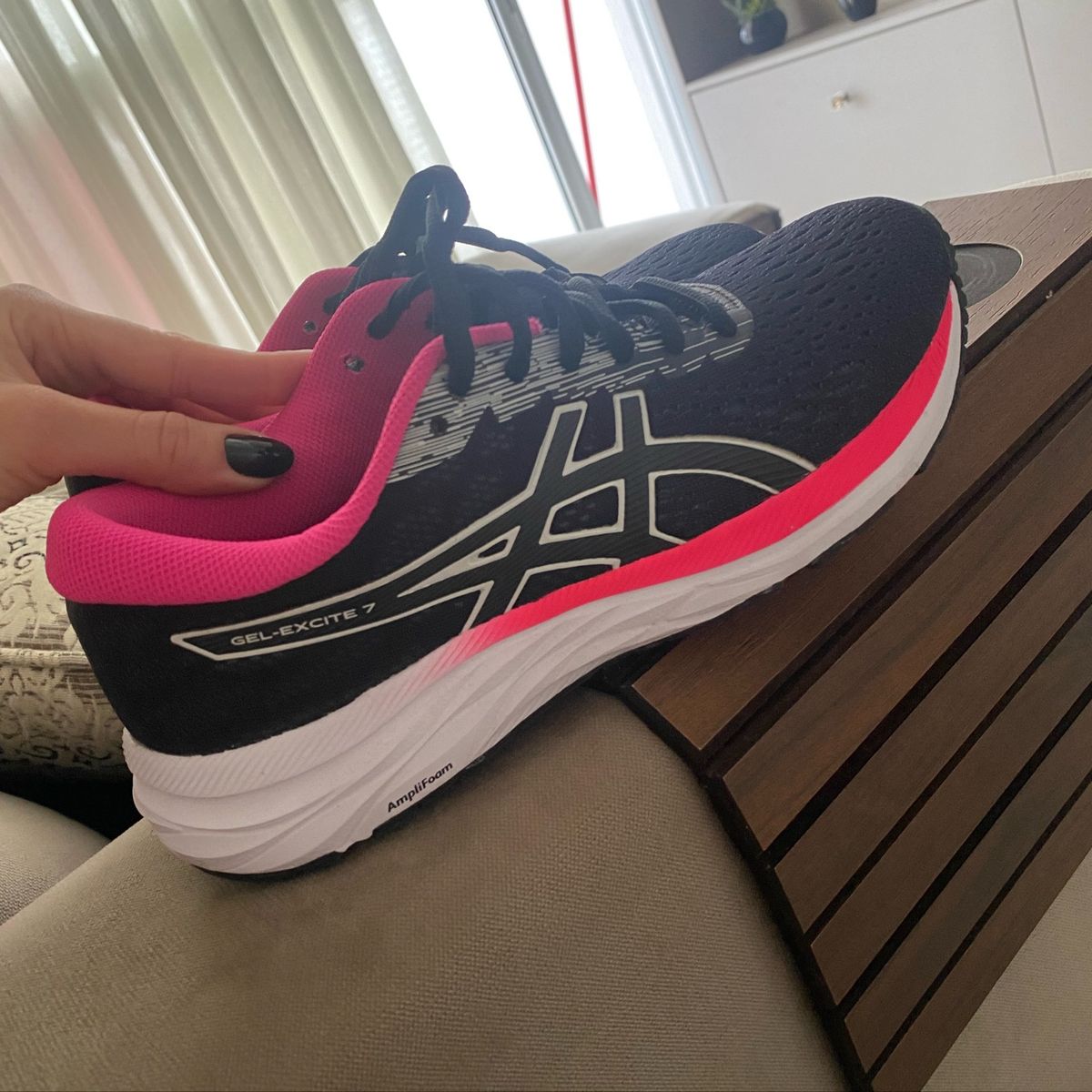 Tenis Asics Everyday Comfort Amplifoam N 35 T nis Feminino Asics Nunca Usado 77655521 enjoei