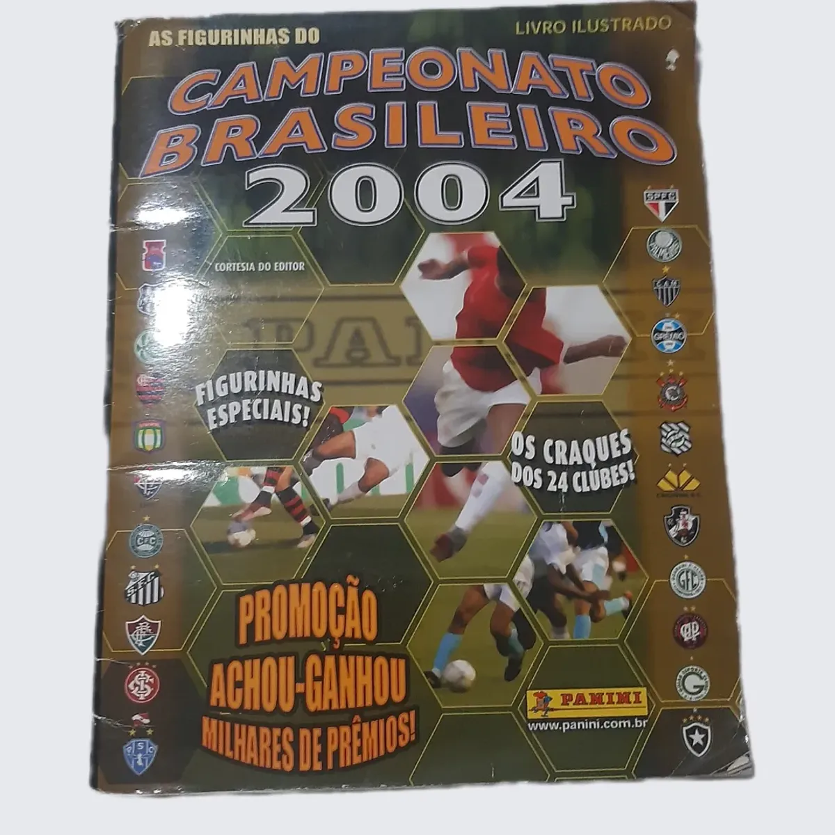 Album Panini Liga Italiana e Nossas Estrelas // PANINI BRASIL ** 2004 **