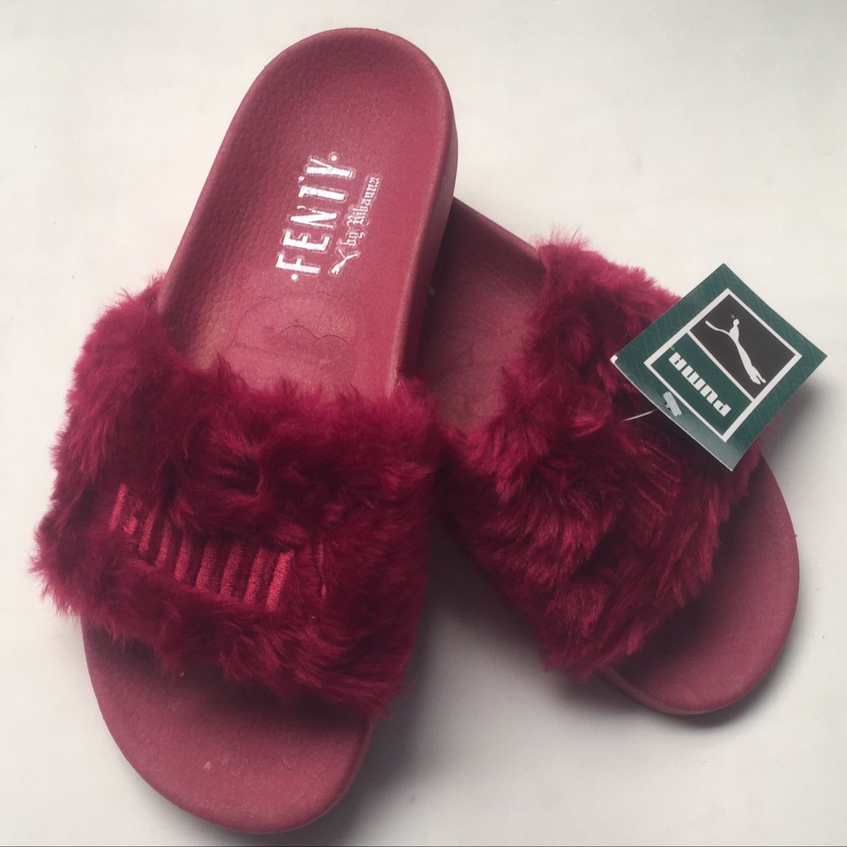 chinelo puma fenty rosa