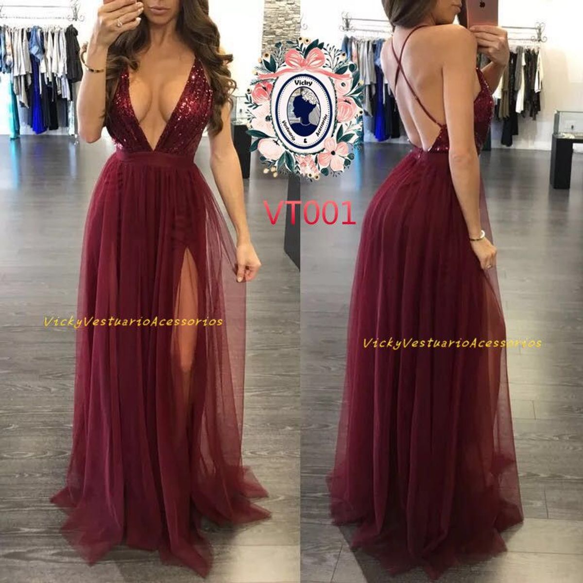 vestido de formatura luxo