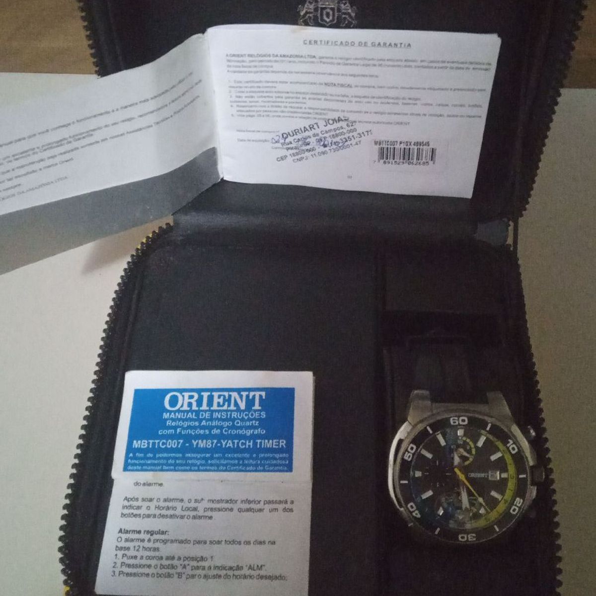 Relógio de Pulso Titanium Orient Seatech Yacht Timer (Léia Anúncio