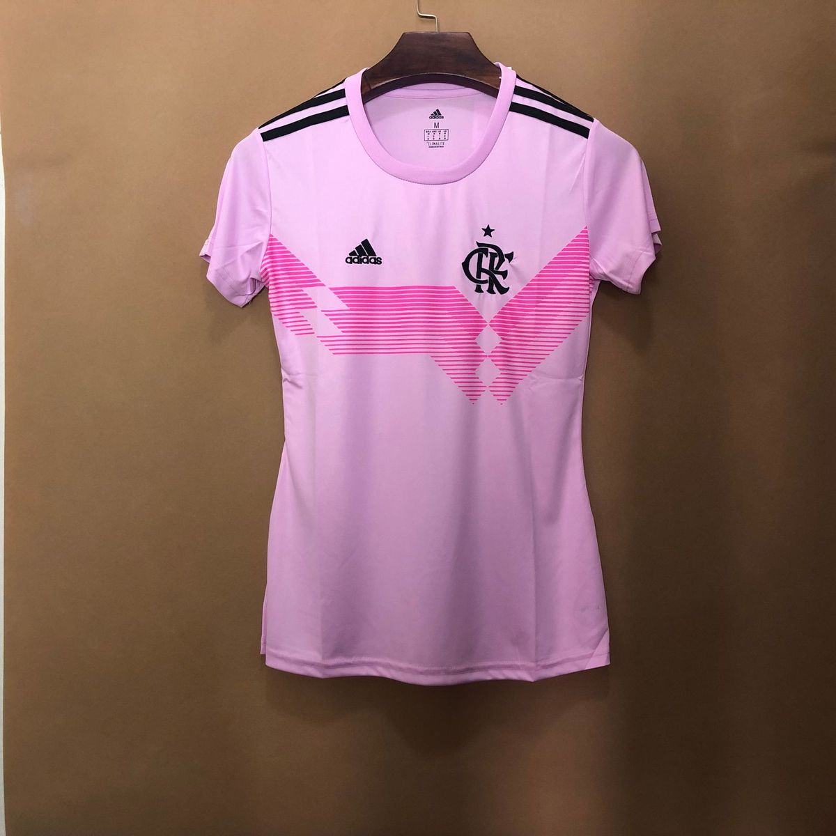 blusa rosa do flamengo feminina