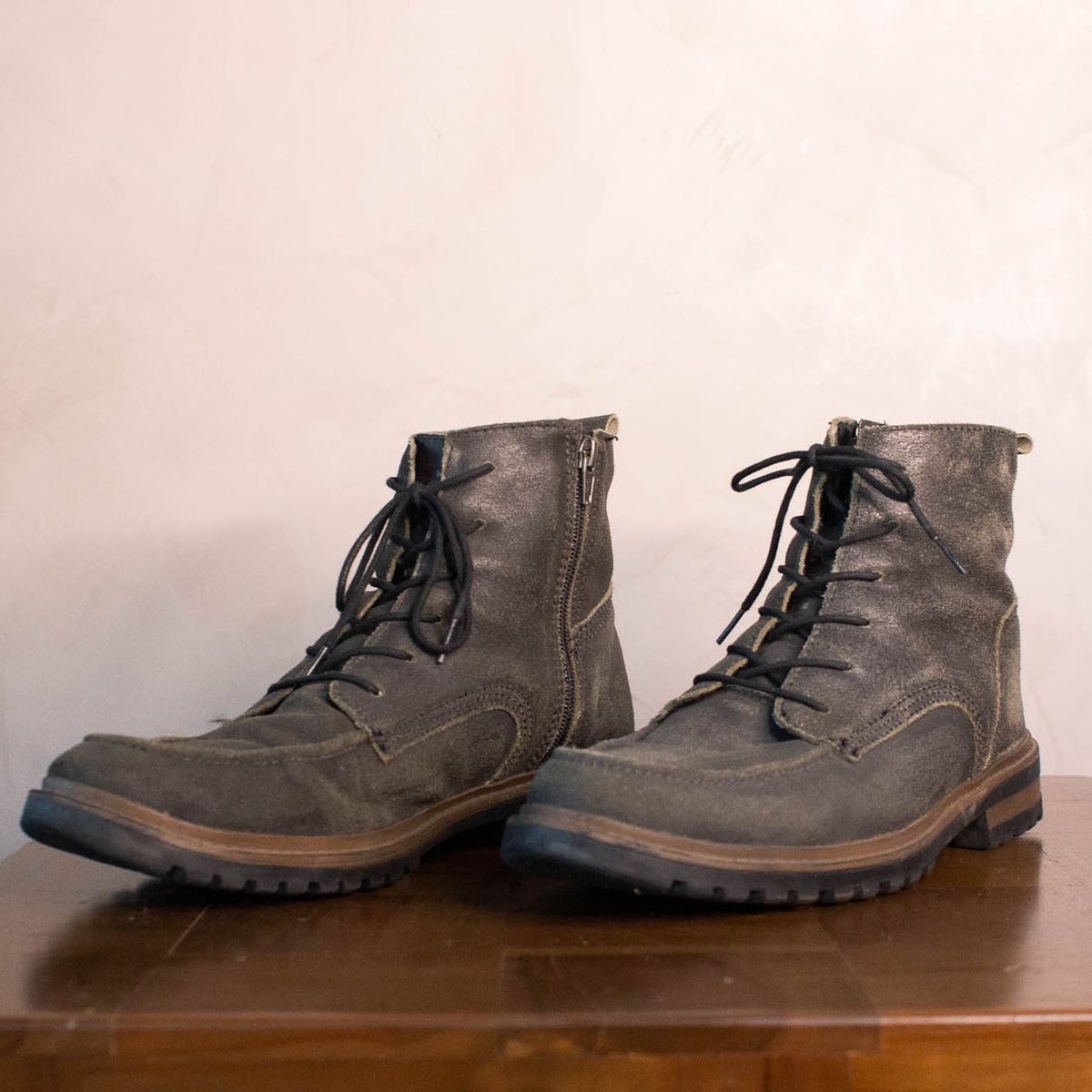 bota couro cano curto west coast lassen estonada masculina