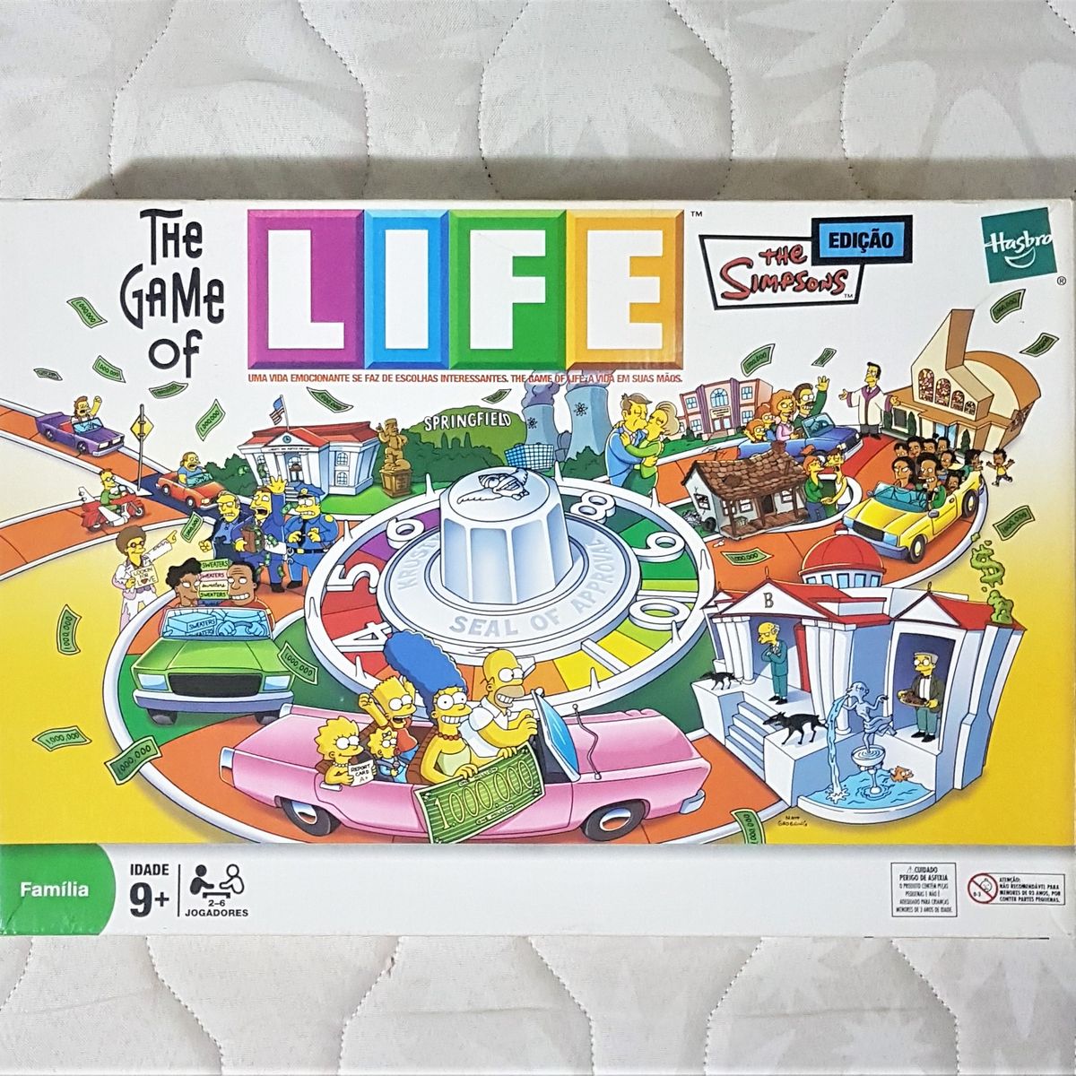 The Game Of Life - Simpsons Edition | Jogo de Tabuleiro Hasbro Usado  1404588 | enjoei