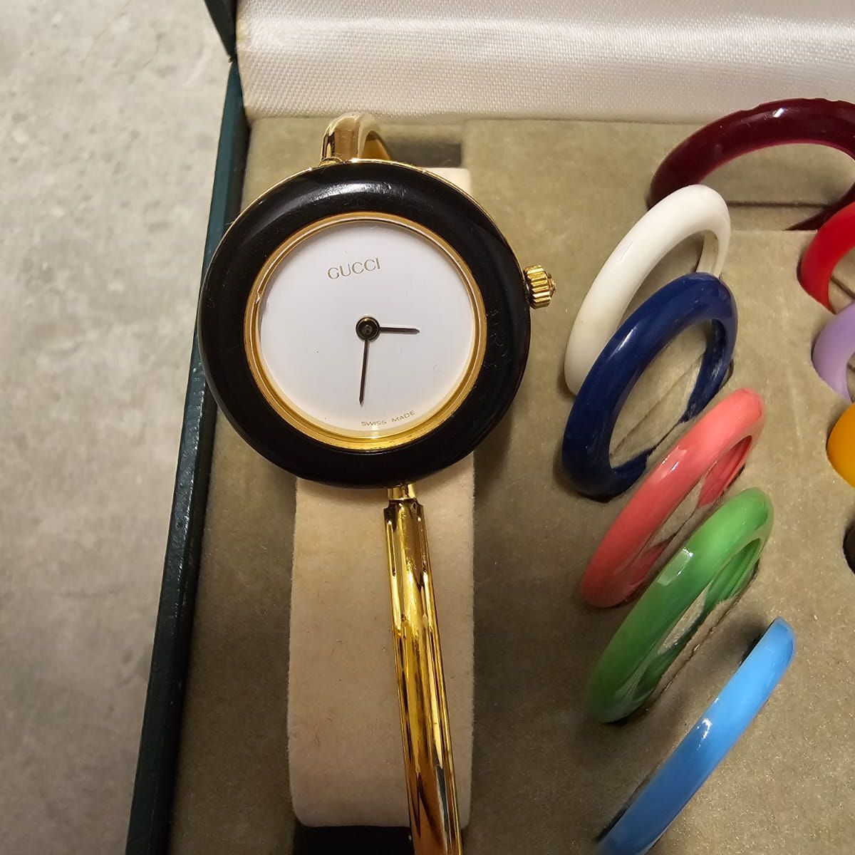 Relógio Gucci 11/12.2 Interchangeable Bezel | Gucci Usado