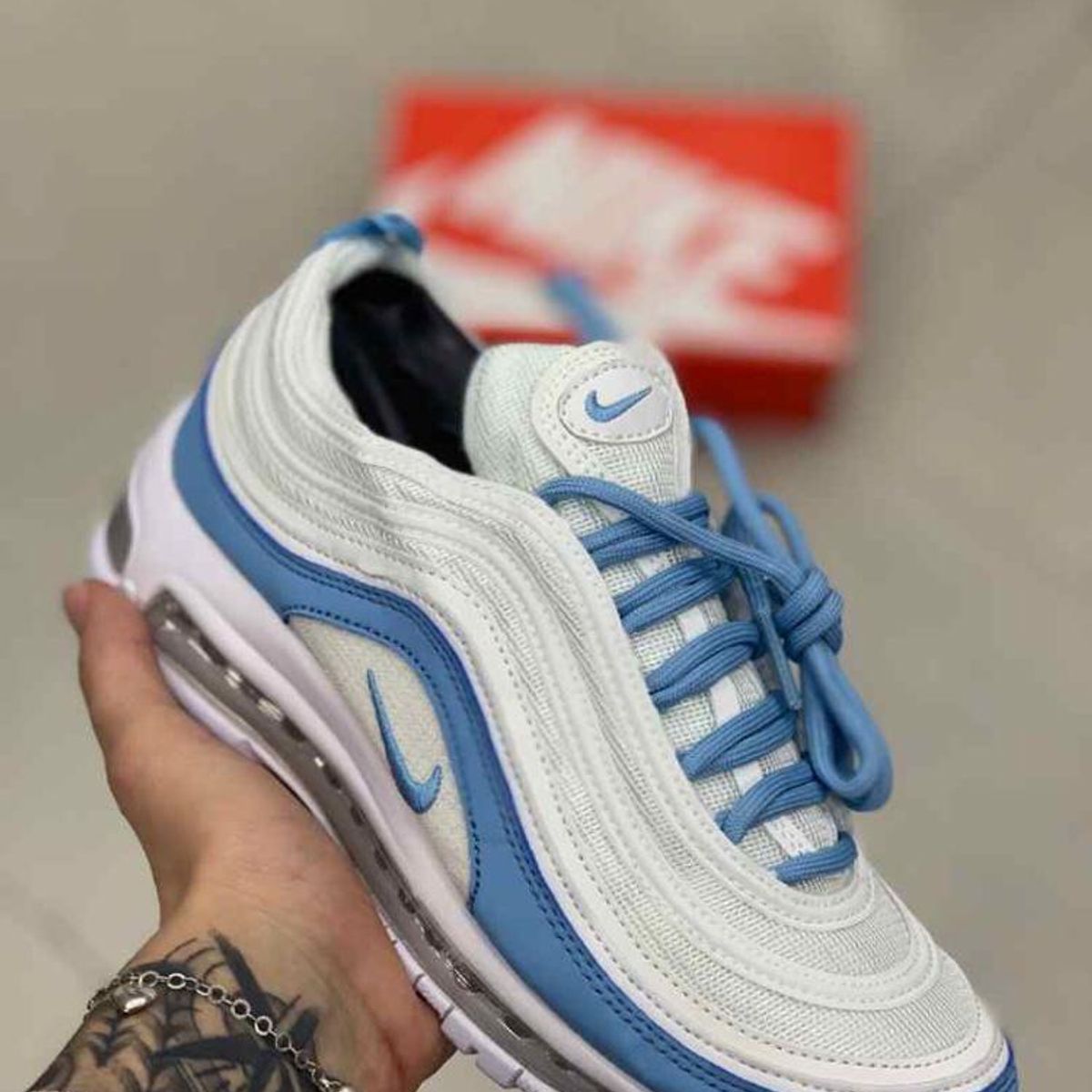 air max 97 azul bebe