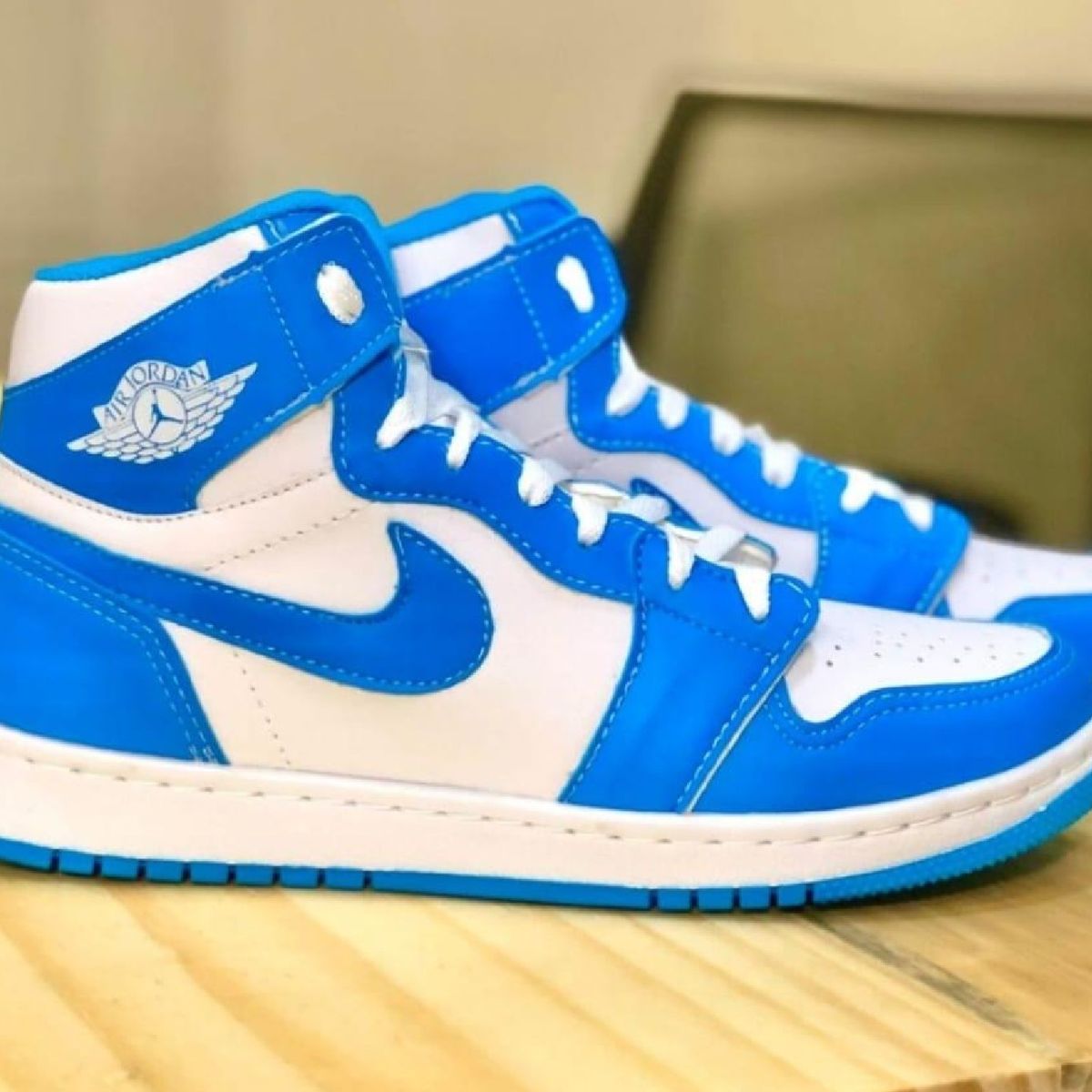 Tenis Nike Air Jordan Azul Bebe 42 Tenis Masculino Nunca Usado Enjoei