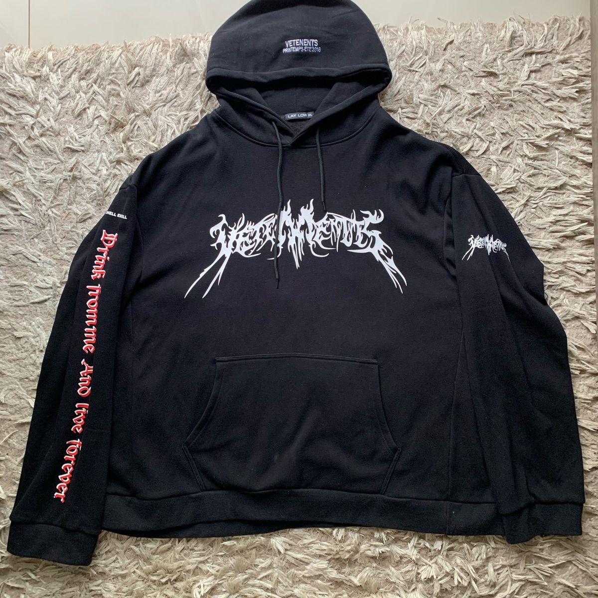 トップス VETEMENTS TOTAL FUCKING DARKNESS Moletom Vetements Total Fucking Darkness | Casaco Masculino