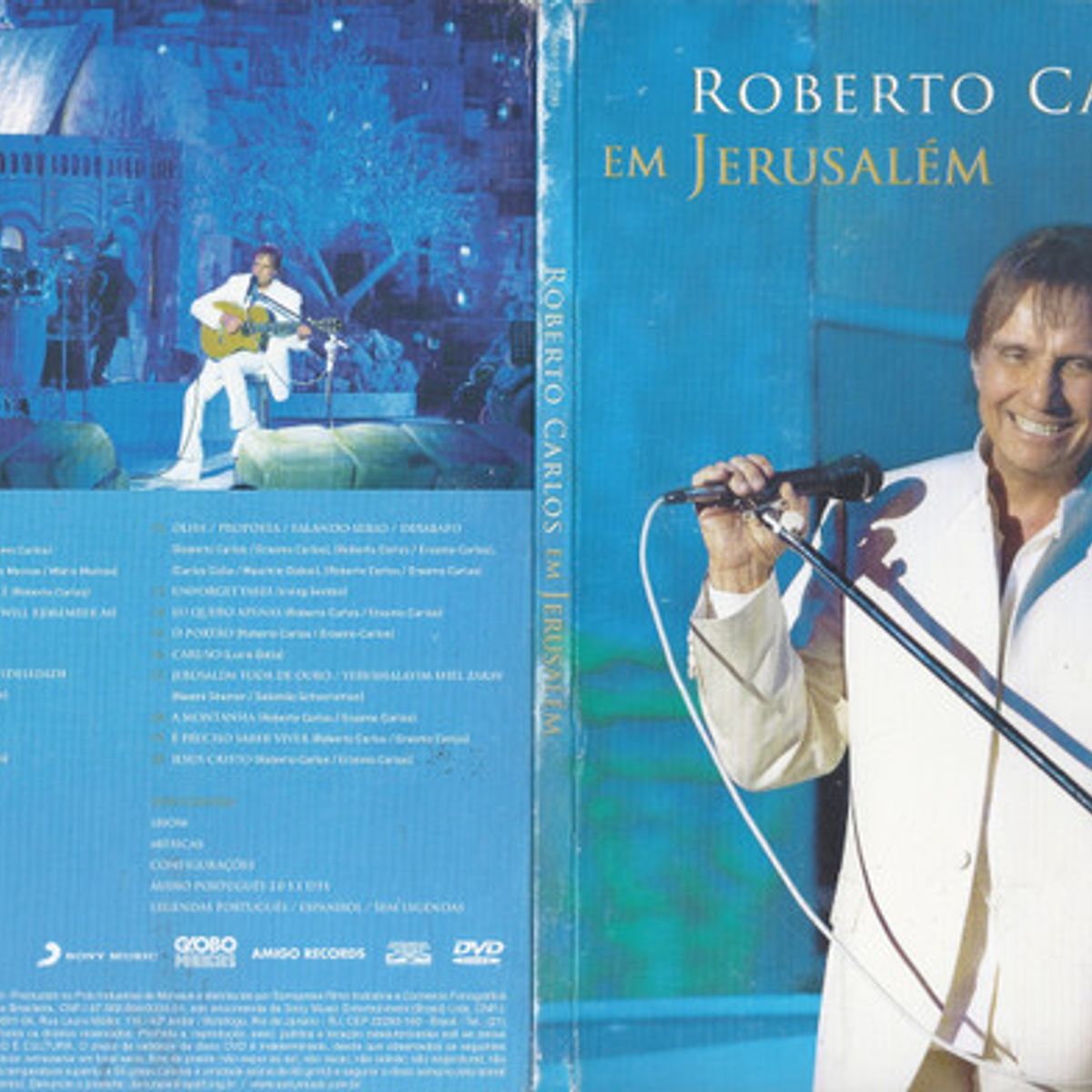 Roberto Carlos em Jerusalem (Format: Dvd,-Video, Album, Stereo, Aa Country:  Brazil Released:2012, Item de Música Usado 90501504