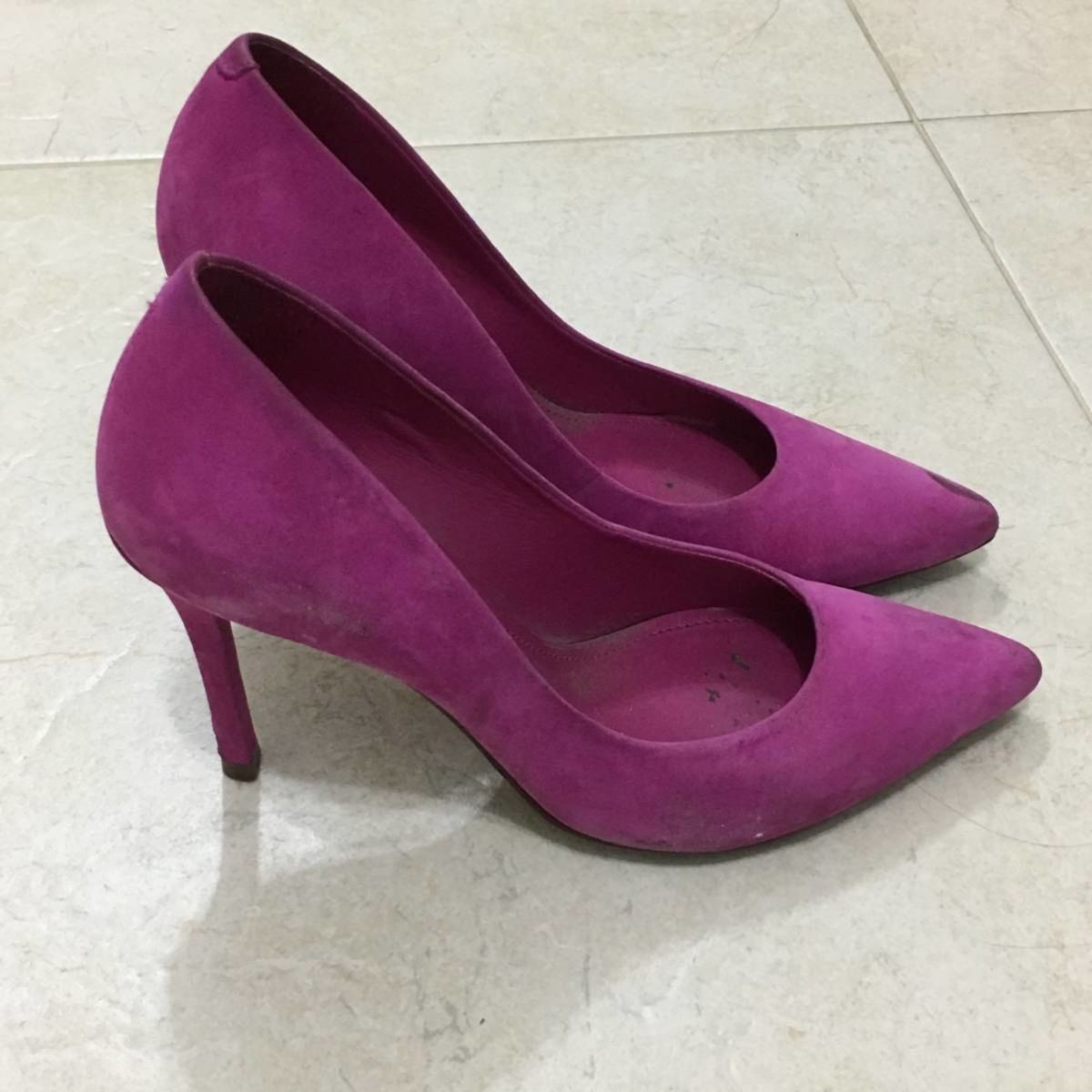 scarpin rosa pink arezzo