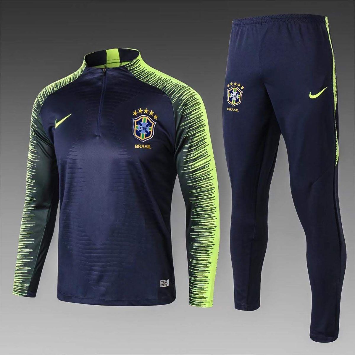 Kit Treino Brasil Jaqueta + Calça 22/23 - Masculino - Nike