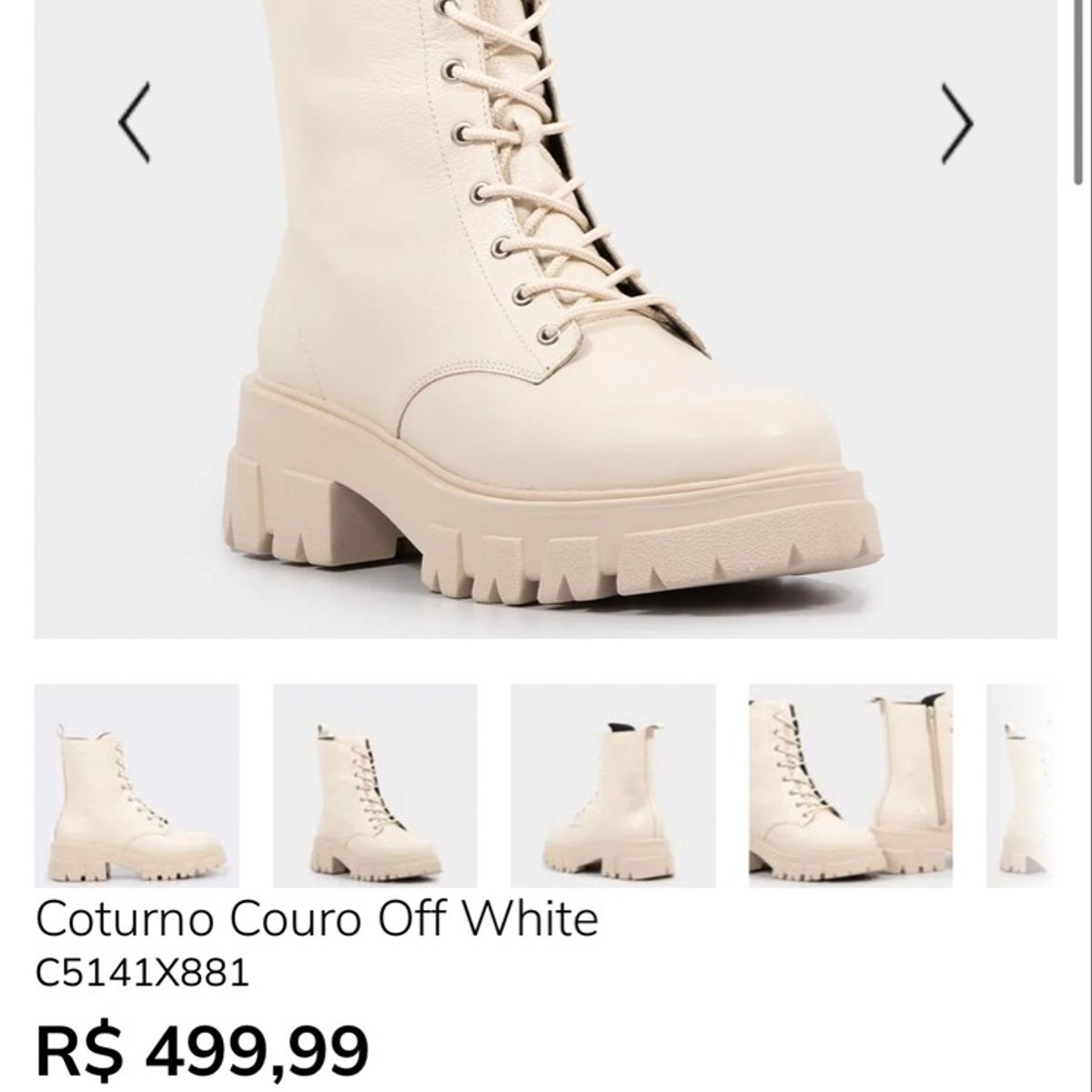 Coturno store feminino constance