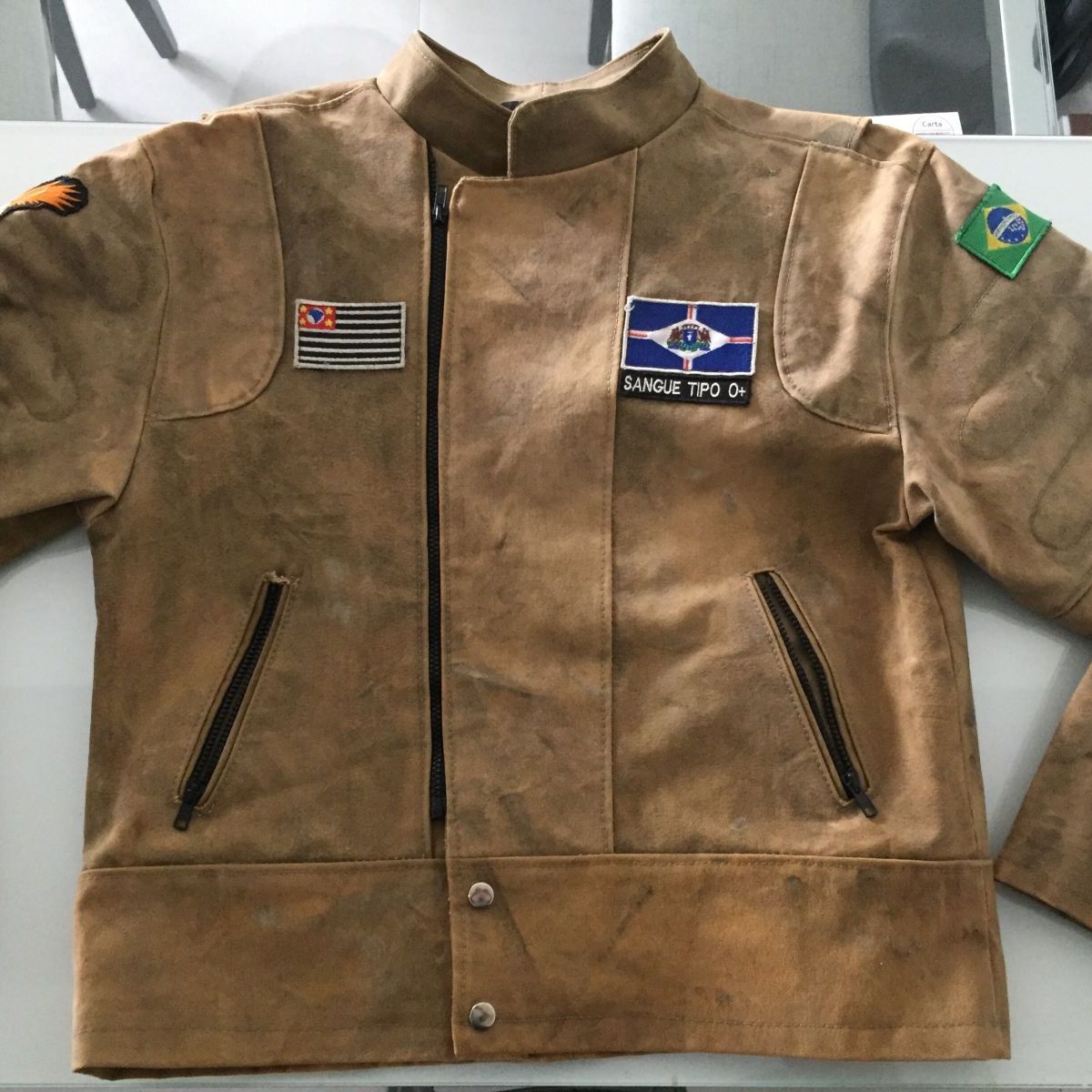 casaco de lona masculino