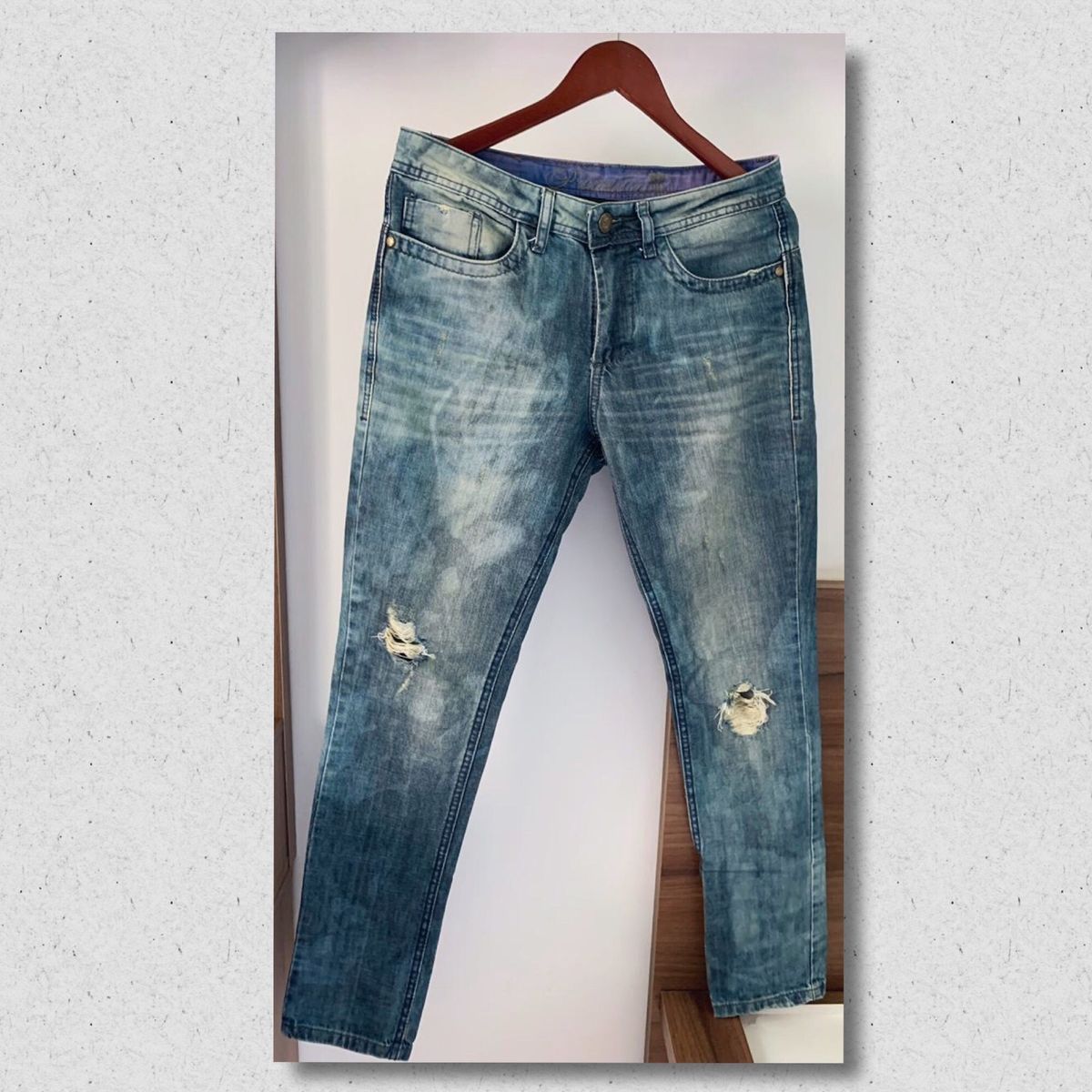 calça jeans polo wear masculina