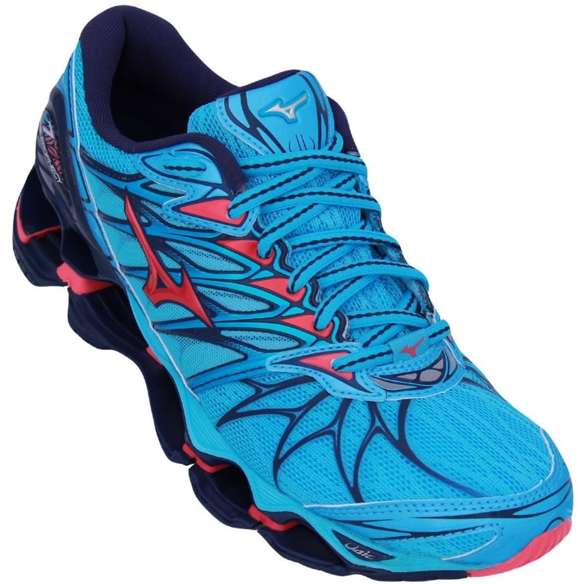 mizuno pro 7 azul e laranja