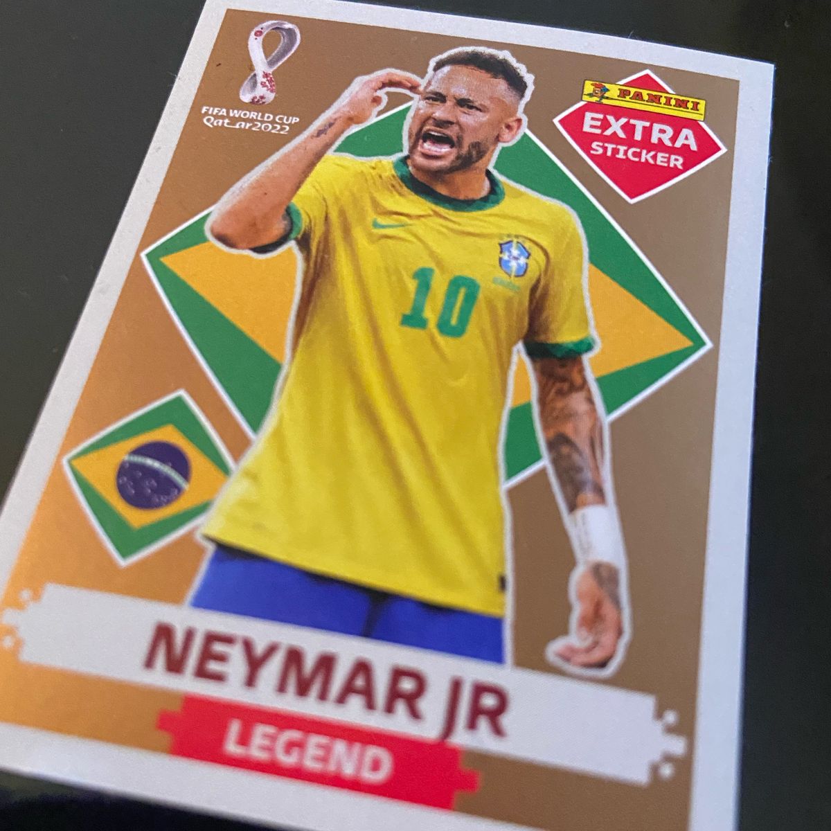 Figurinha Legend Neymar Gold/ouro | Livro Paninni Nunca Usado 77665163 |  enjoei