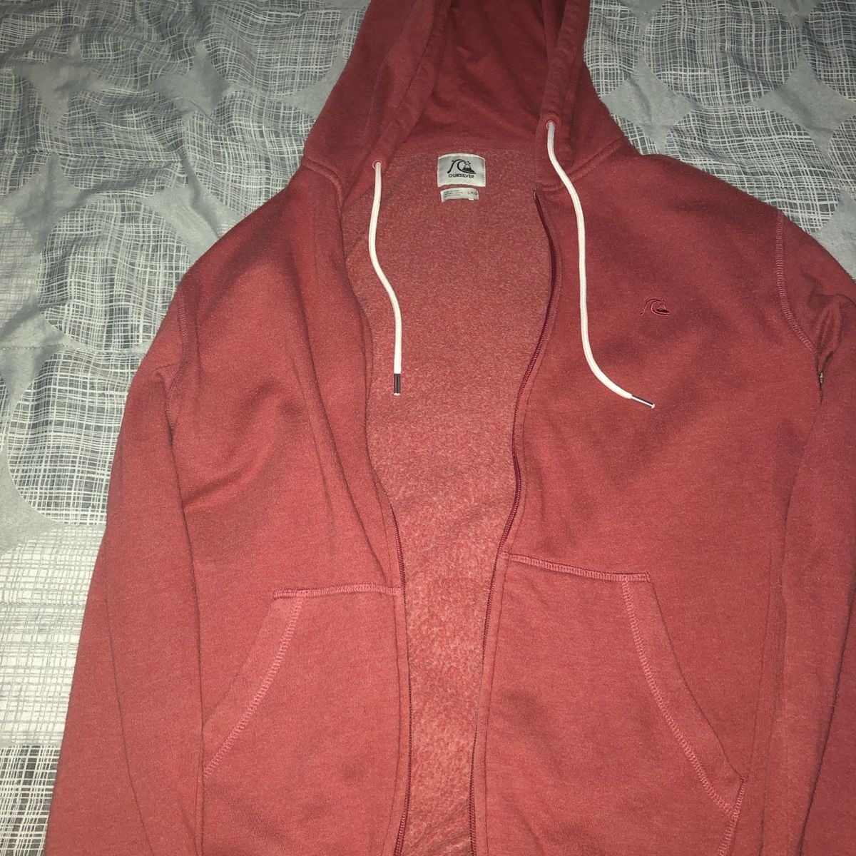 moletom quiksilver vermelho