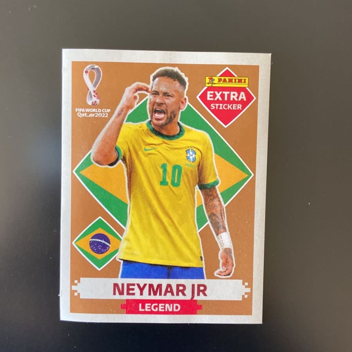 Carta Legend Neymar Bordô | Livro Panini Nunca Usado 76515058 | enjoei