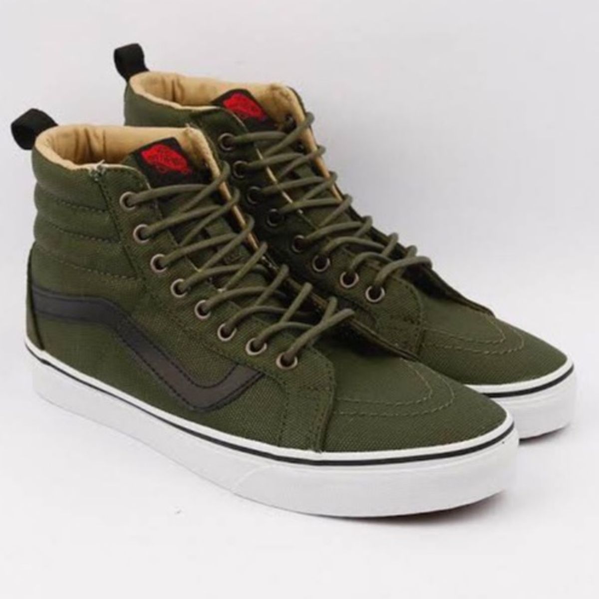 tenis vans verde militar