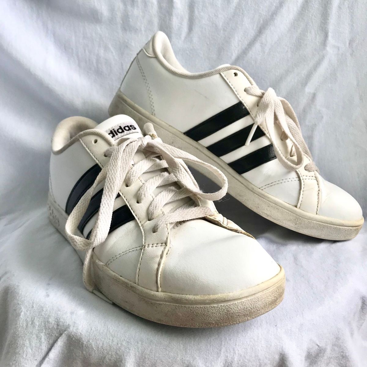 tenis adidas neo cloudfoam footbed