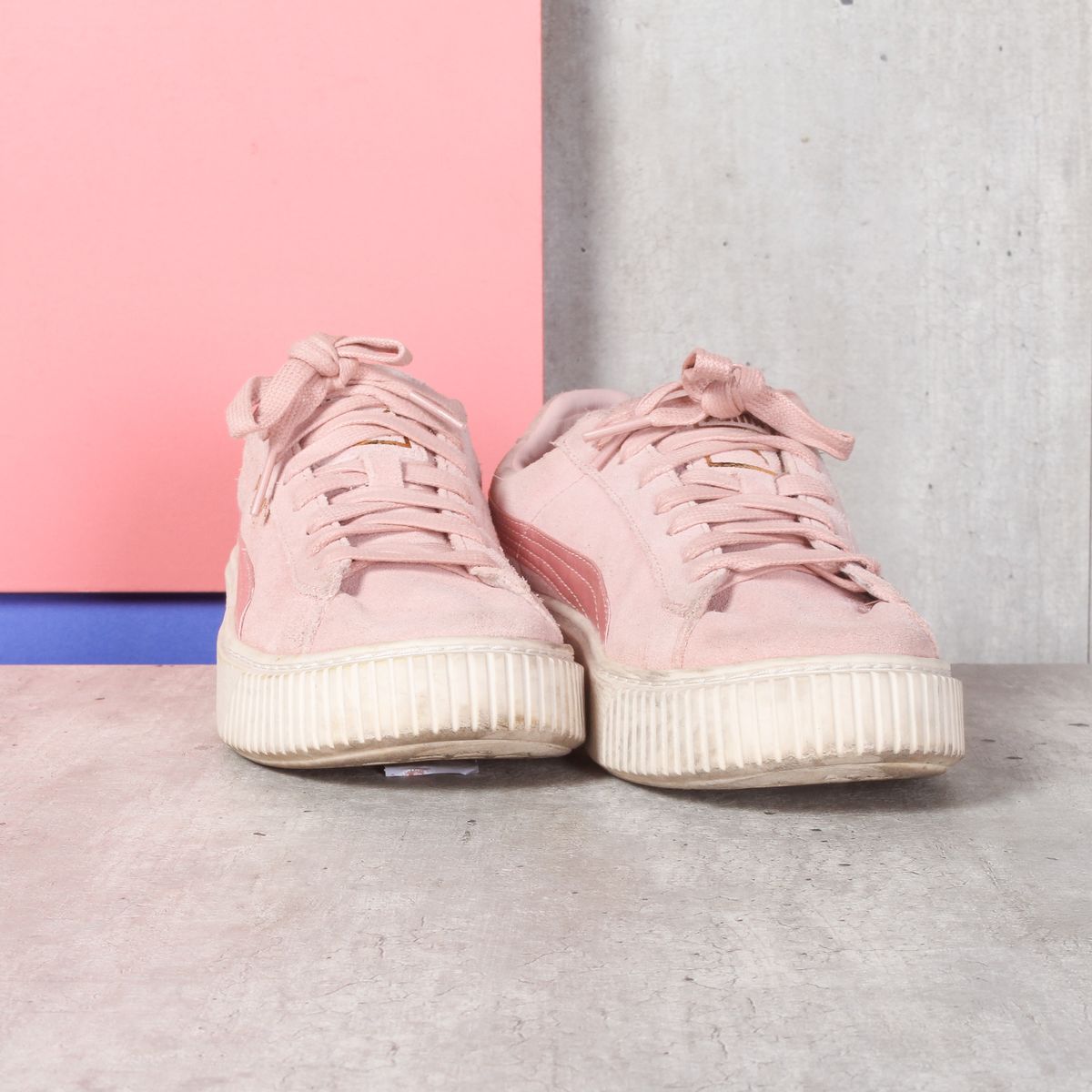 tenis puma suede rosa