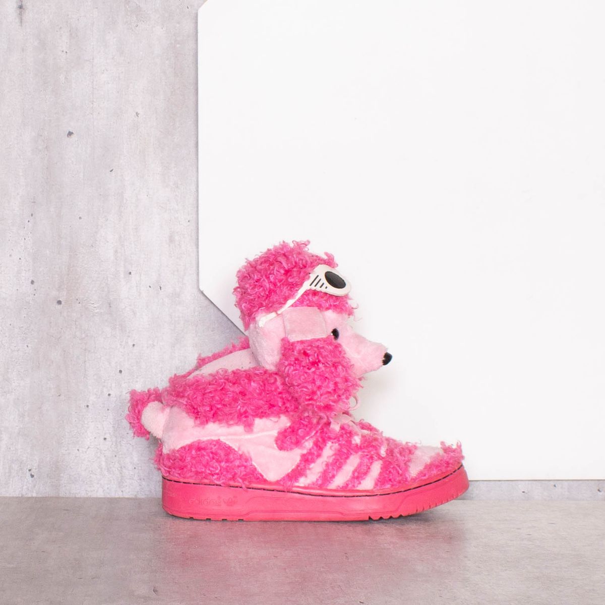 tenis de poodle rosa adidas
