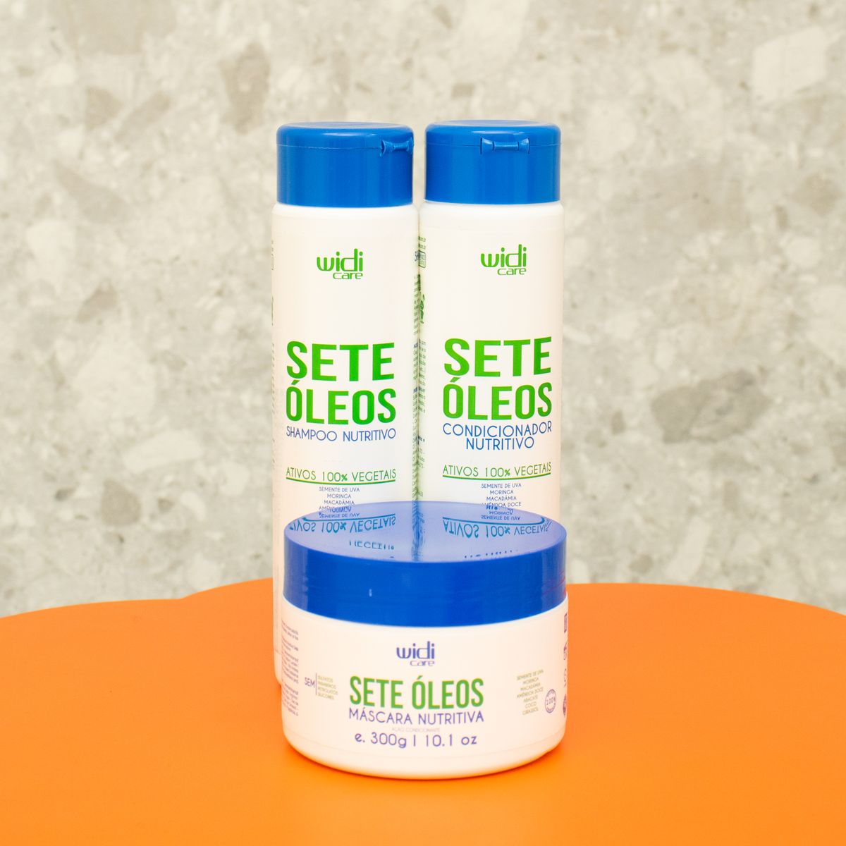 Kit Nutritivo Sete Oleos Widi Care Shampoo 300ml, Condicionador