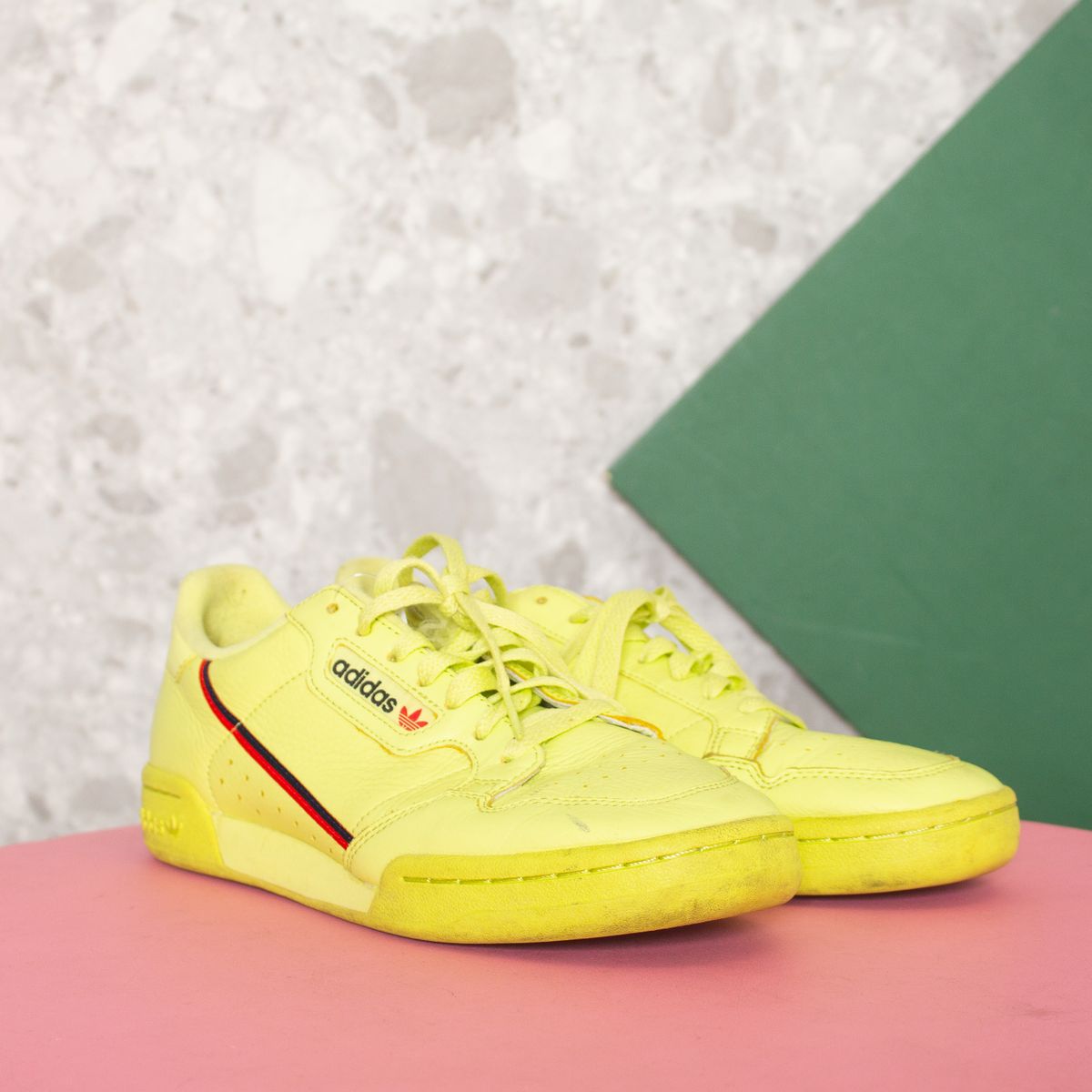 Adidas continental hot sale 80 fluo