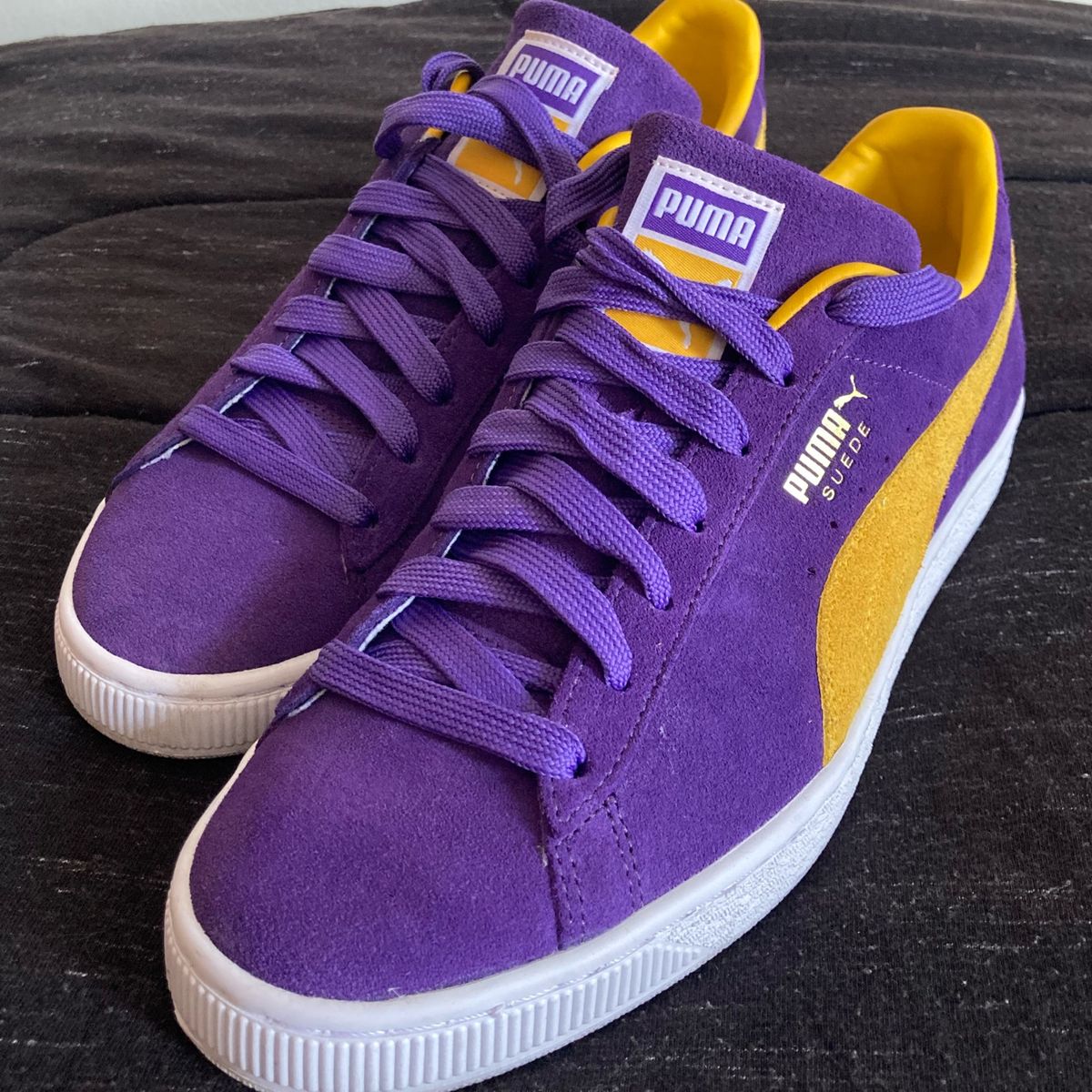 Tenis puma shop suede roxo