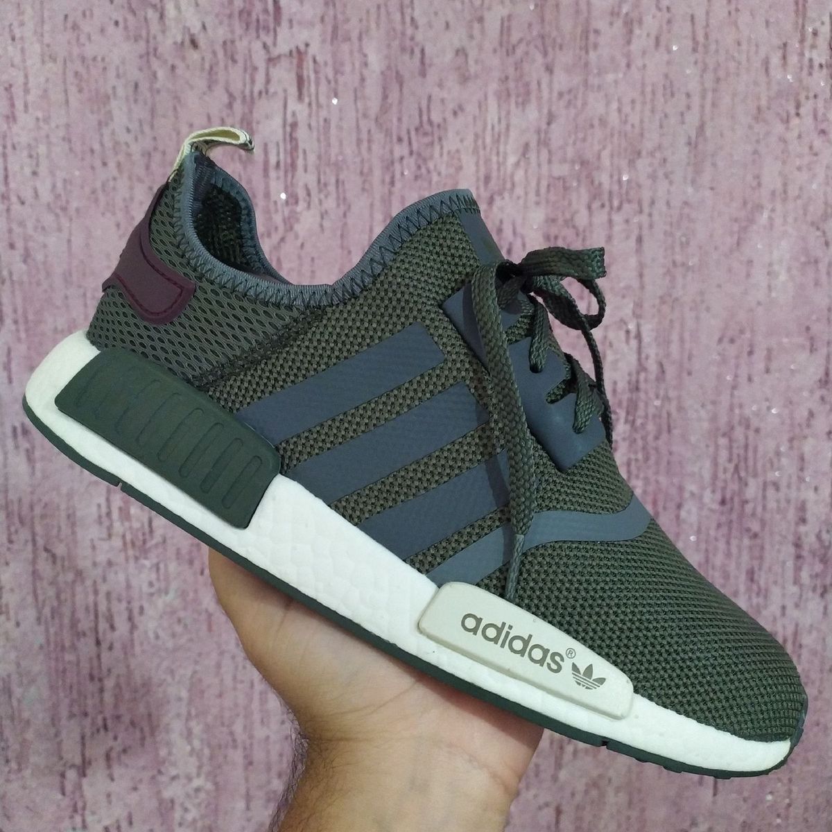 tenis adidas nmd verde militar