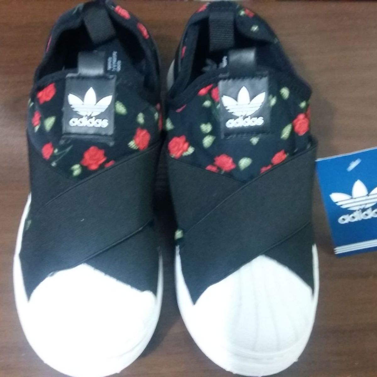 slip on adidas floral
