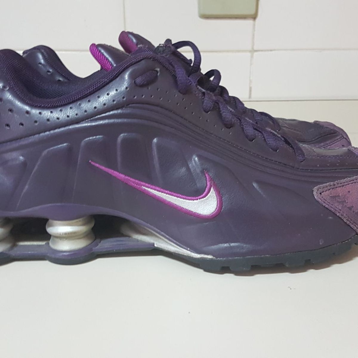 nike shox r4 roxo