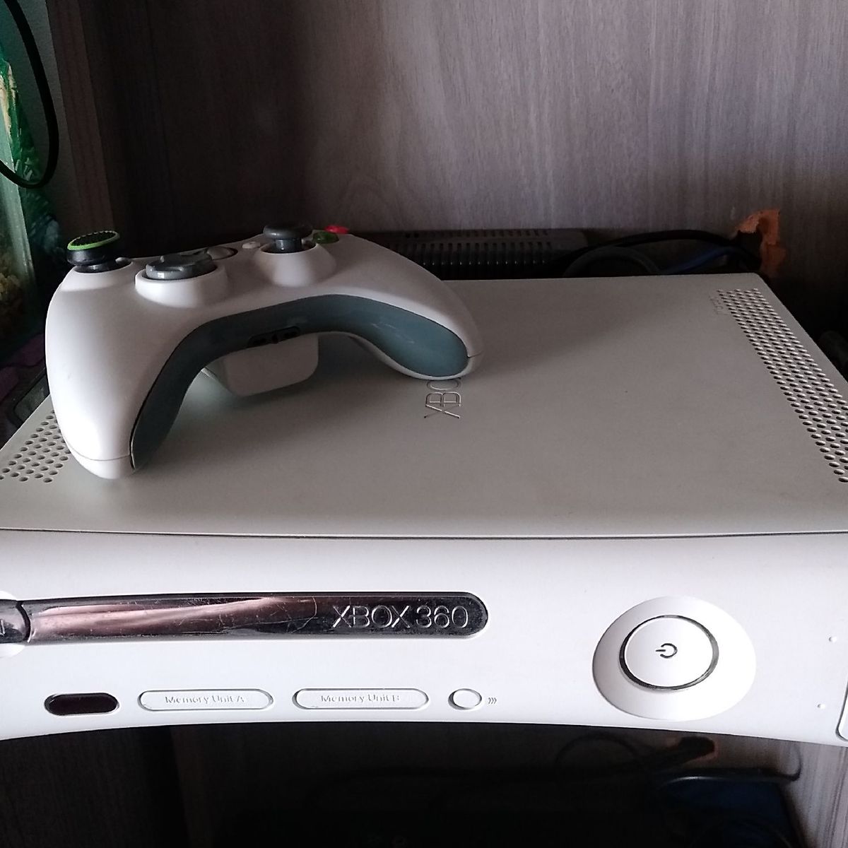 Console Xbox 360 Branco funcionando 100% - Acompanha ca