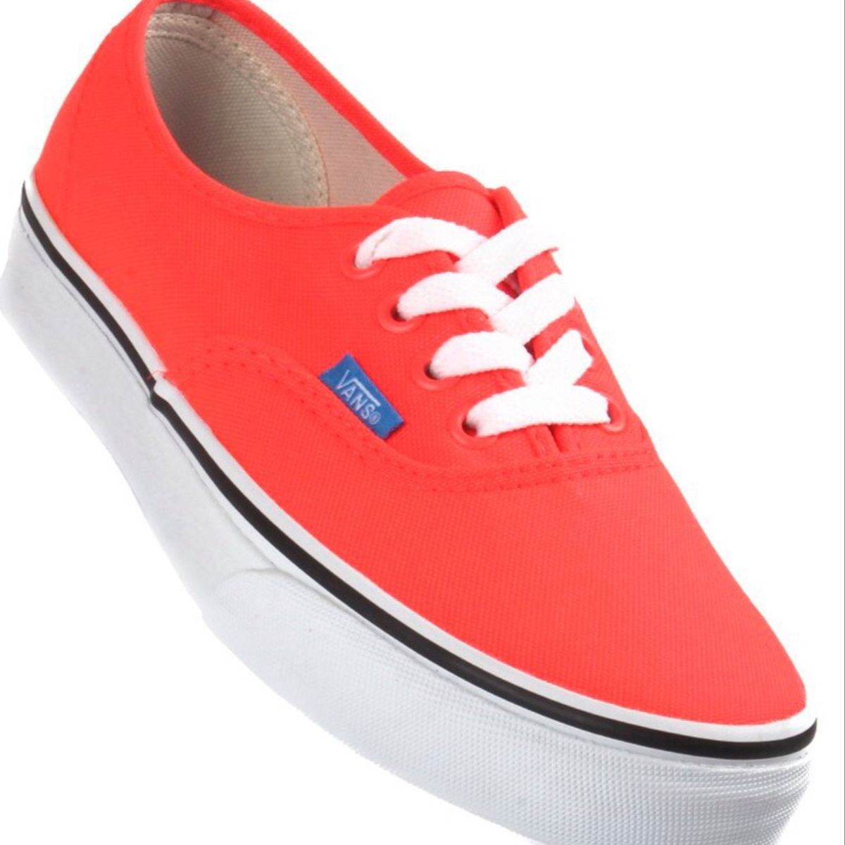 Vans store laranja neon