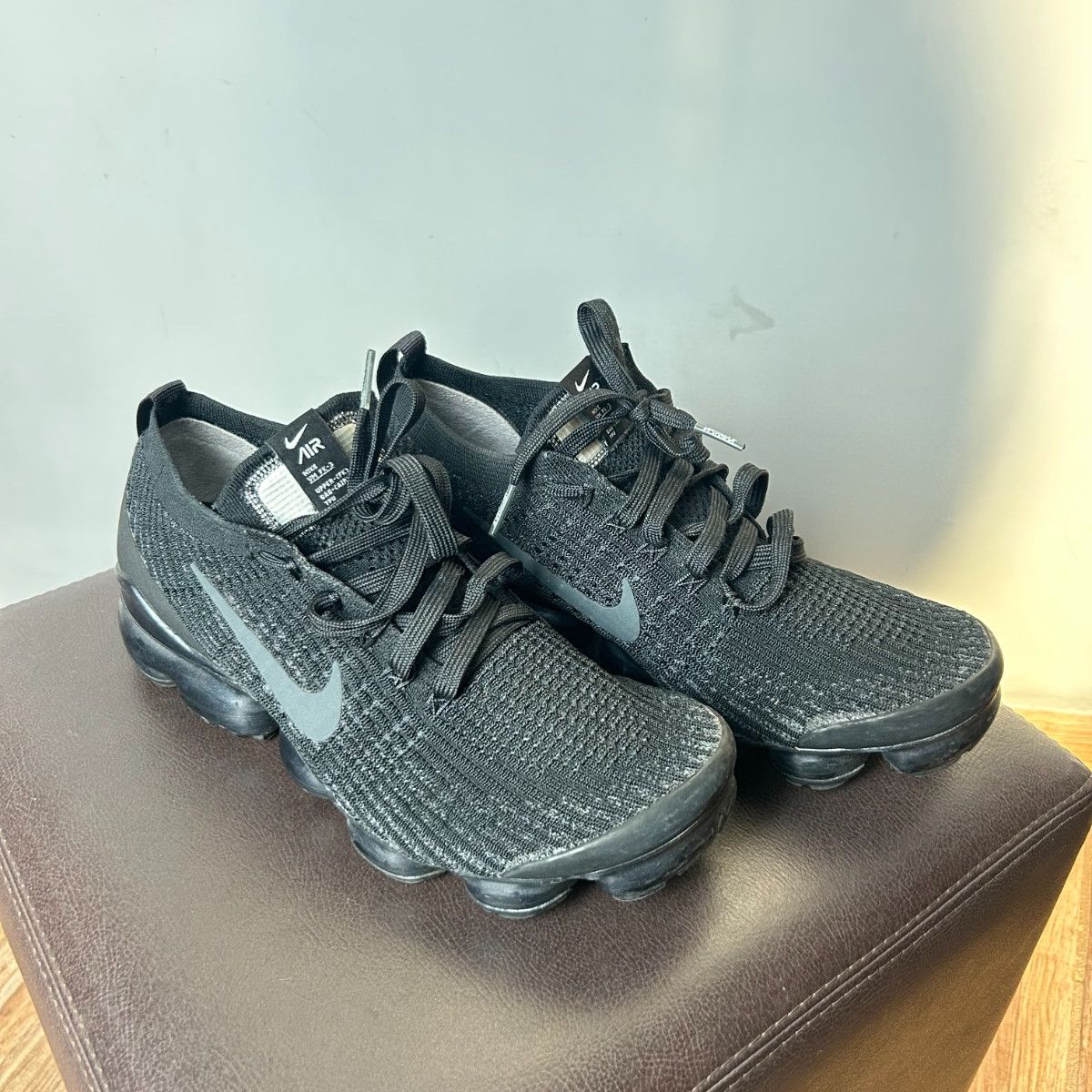 Nike air vapormax flyknit 3 triple black best sale