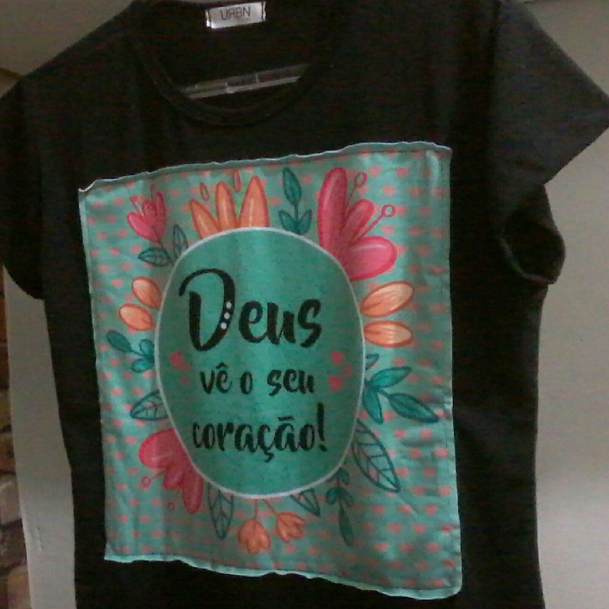 baby look com frases evangelicas