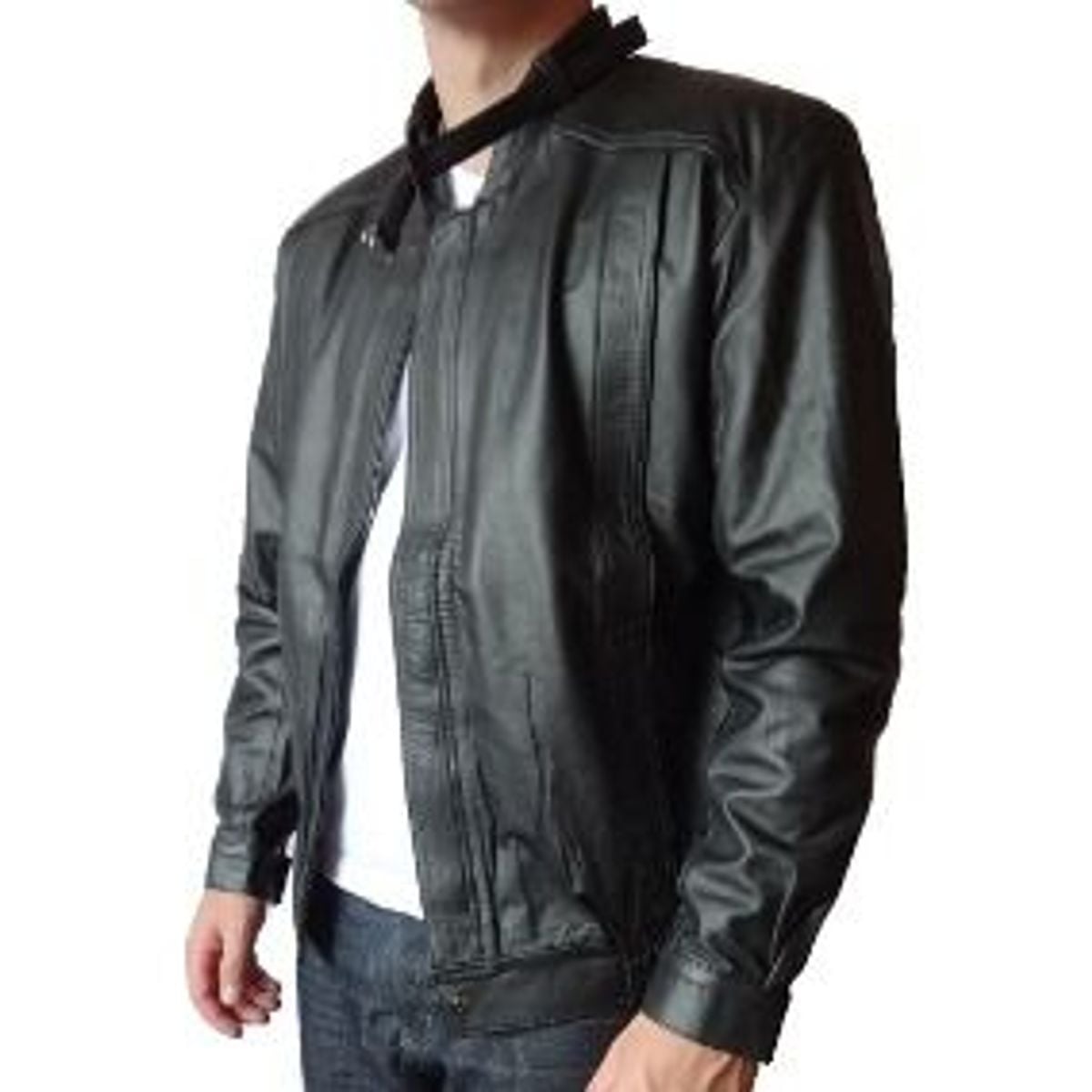 jaqueta couro bufalo masculina