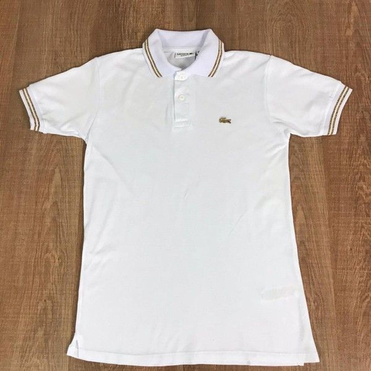 polo lacoste branca masculina