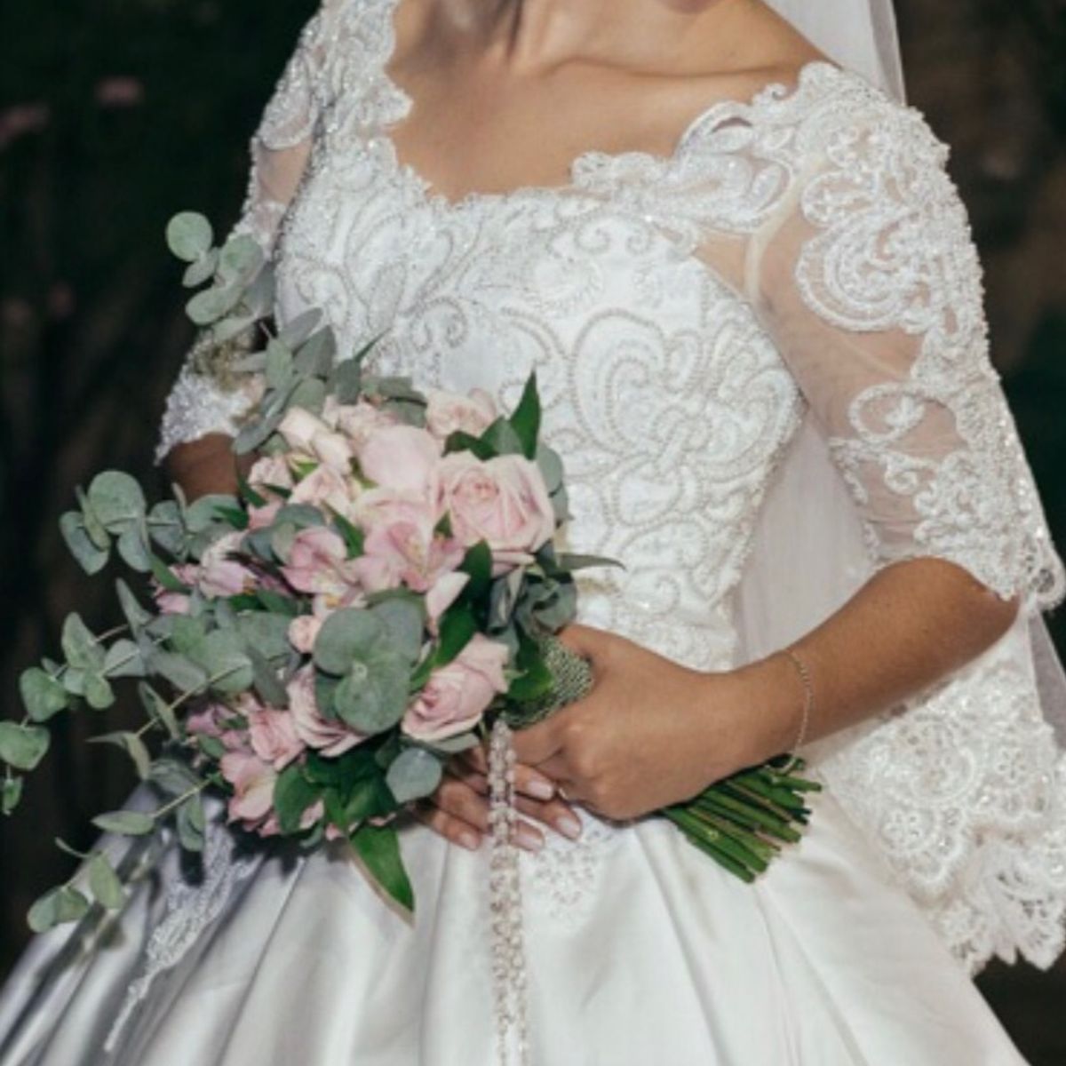 Vestido de Noiva Estilo Princesa | Roupa de Casamento Feminina Amanda  Novias Usado 90099017 | enjoei