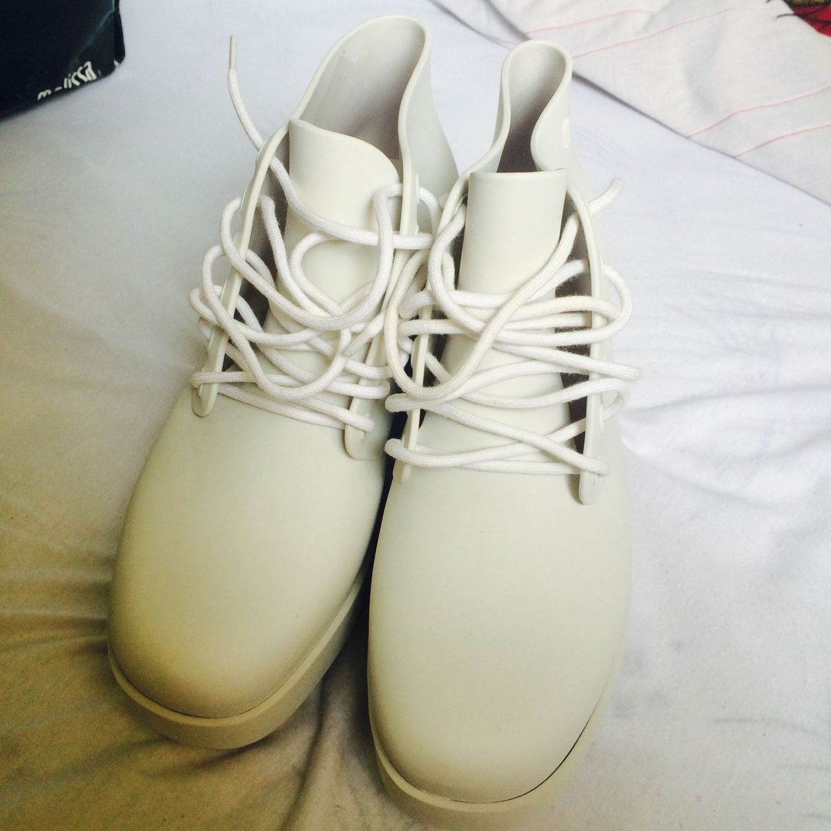 bota branca melissa