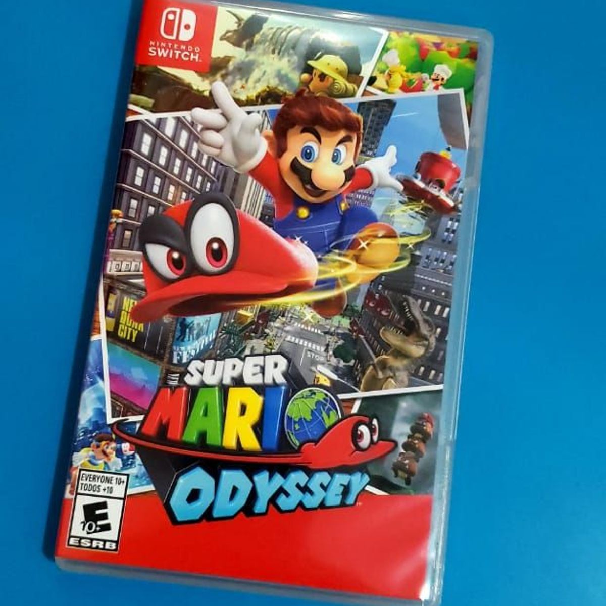 Jogo Super Mario Odyssey Nintendo Switch Mídia Física Original (leia)