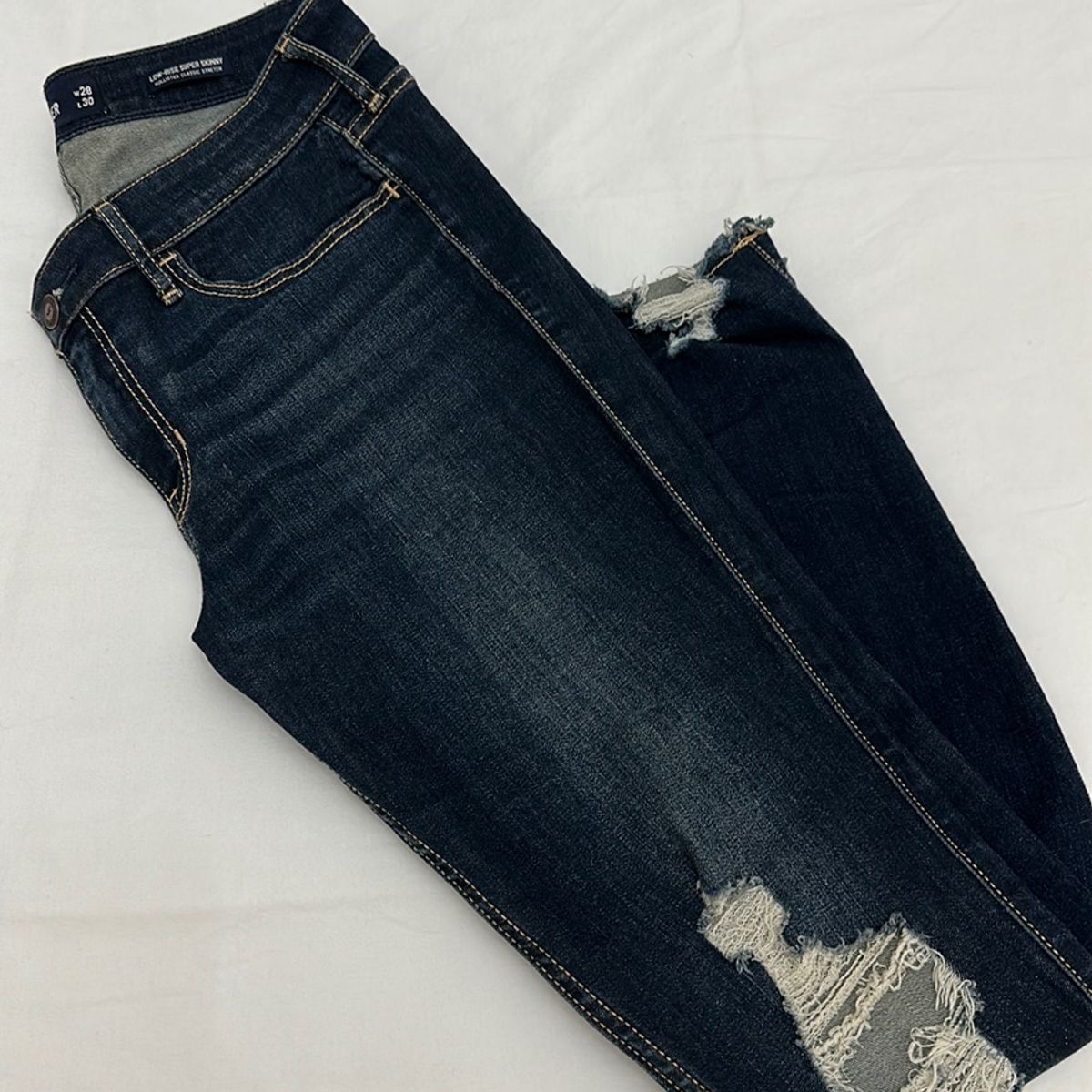 Calça Jeans Hollister Tamanho 38 - Medida Americana: 7r W28 L30